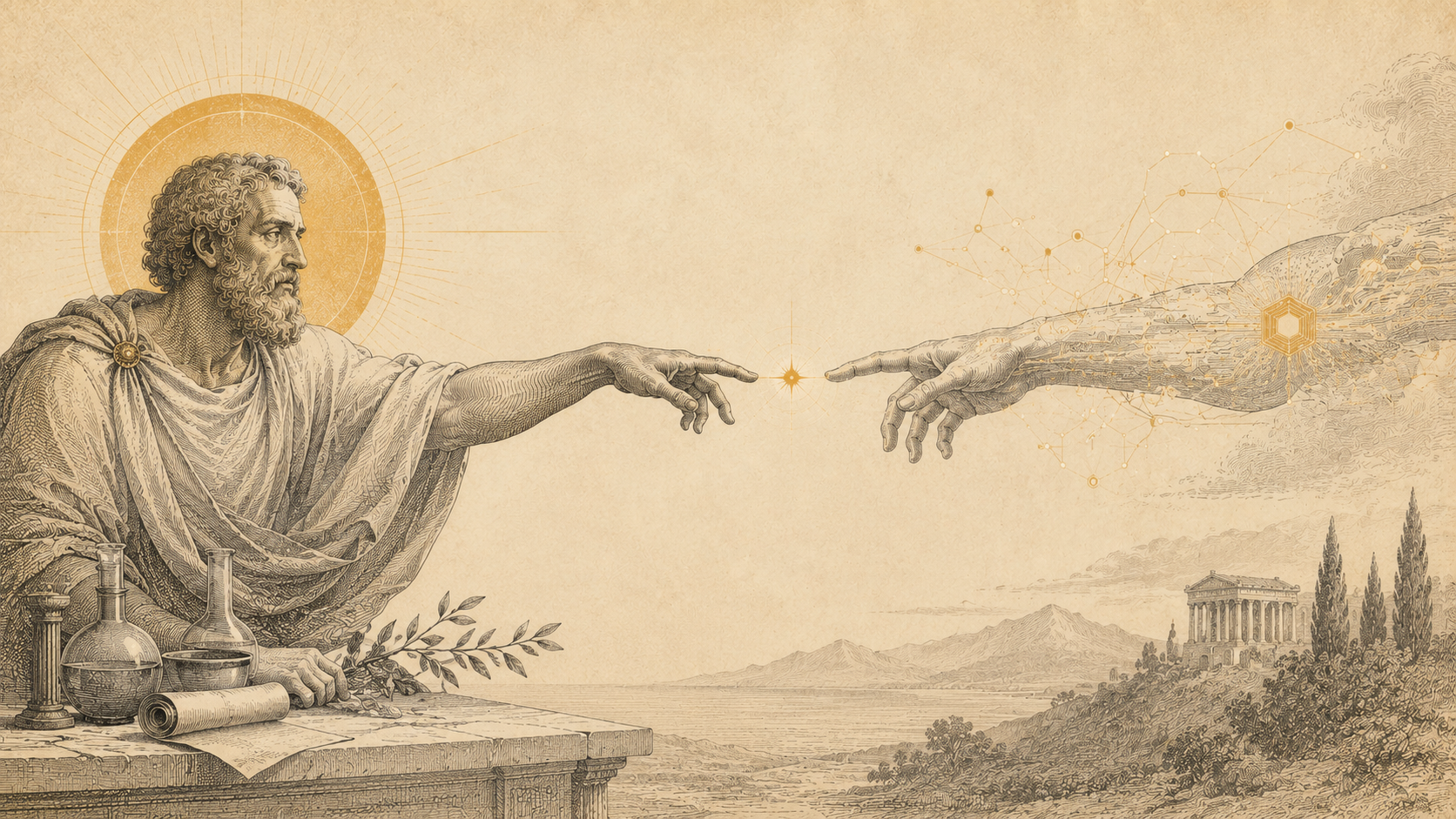 PLATE · THE PHILOSOPHER & THE CHAIN